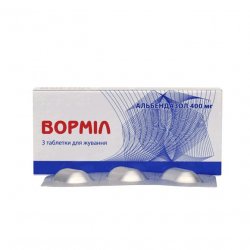 Вормил (аналог Альдазол, Альбендазол) жевательные таблетки 400 мг N3 в Екатеринбурге и области фото